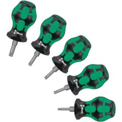 Schraubendrehersatz Stubby TX 1 5-tlg.Kraftform,mehrkomponentig WERA