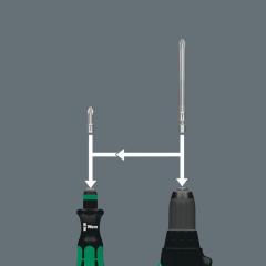 Bitsatz Kraftform Kompakt 41 11teilig Handhalter/10Bits L.89mm Wera