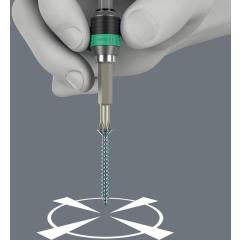 Bithandhalter 816 R 1/4 Zoll Bit-Handhalter,Rapidaptor Kraftform WERA