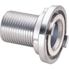 Saugkupplung gerillter Schlauchst.Storz F (3 Knaggen) Schl.-Gr.150mm Alu.