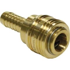 Schnellver.Kup m.Tülle MessingNBR Schlauchweite 13mm Durchfluss(Luft) 1000