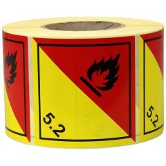 Etiketten m.Anhängeöse Maße 40x80mm Qualität 190g/qm altweiß TRANSPAK | 1000 Stück