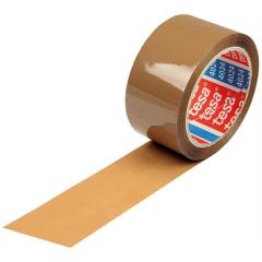 Klebeband tesa 4024 Breite 50mm Länge 66m Stärke 52µ PP braun leise TESA | 36 Stück