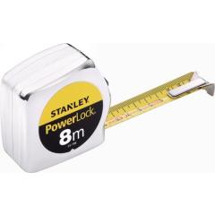 Taschenrollbandmaß PowerLock® L.8m B.25mm mm/cm EG II Ku.Automatic SB