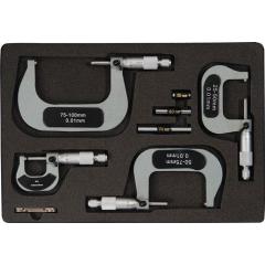 Bügelmessschraubensatz DIN 863/1 0-100mm TECWERK