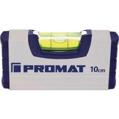 Wasserwaage 10cm Alu.silber ± 1,0 mm/m TECWERK