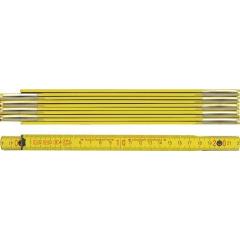 Gliedermaßstab L.1m B.16mm mm/cm EG III Buche gelb BMI