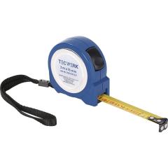 Taschenrollbandmaß L.3m B.16mm mm/cm EG II ABS Selbstarretierung TECWERK