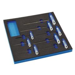Werkzeugmodul 8-tlg.2/3-Modul Schlüsswelweiten 2-10mm TECWERK