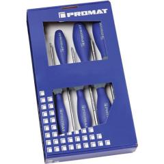 Schraubendrehersatz 6-tlg.Schlitz/PH 3K-Griff Rundkl.TECWERK