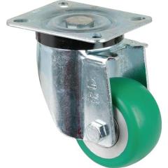 Lenkrolle D.80mm Trgf.170kg PU Platte L105xB85mm Farbe Rl.blau BS ROLLEN