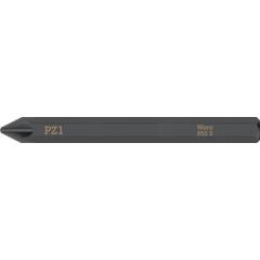Bit 855 S PZ 1x70 mm | 1/4 Zoll 855 S PZ 1x70 mm | Länge 70 mm | WERA | 5 Stück