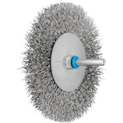 Rundbürste RBU 10010/6 INOX0,30 D.100mm 6mm Drahtstärke 0,3mm VA 10mm 12000min-¹