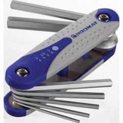 Schraubendrehersatz 7-tlg.Handklapphalter SW 2-8mm S2-Stahl TECWERK