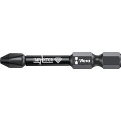 Bit 851/4 IMP DC PH2 | Länge 50 mm | 1/4 Zoll E6,3 Impaktor,DC Box m.5 Bits WERA