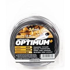 Nylonfaden Optimum Fadenstärke 2,4mm Fadenlänge 15m RATIOPARTS