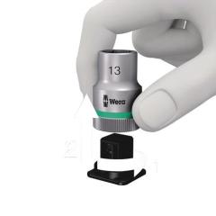 Steckschlüsselsatz 8006 SC 1 13-tlg.1/2 Zoll SW 10-19mm Z.72 6KT WERA