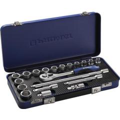 Steckschlüsselsatz 20-tlg.3/8 Zoll SW 8-22mm Z.30 6KT TECWERK