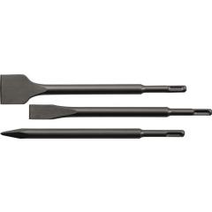 Einsteckwerkzeugset SDS-plus 3-tlg.in Ku.-Box L.250 mm KU-Box TECWERK