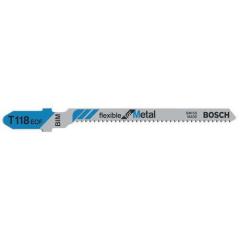 Stichsägeblatt T 118 EOF Gesamt-L.83mm Zahnt.1,5mm BIM 5 St./Karte BOSCH