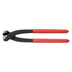 Ohrklemmenzange Gesamt-L.220mm Kopf schwarz atram.Kunststoff-Überzug KNIPEX