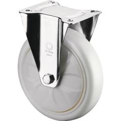 Bockrolle D.125mm Trgf.450kg Ku.Platte L138xB110mm Farbe Rl.weiß BS ROLLEN