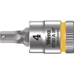 Steckschlüsseleinsatz 8740 A HF 1/4 Zoll SW 4mm L.28mm WERA