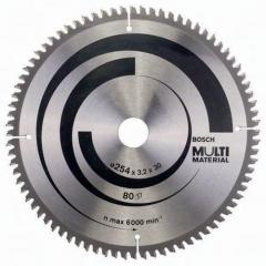 Kreissägeblatt AD 254mm Z.80 HLTCG Bohr.30mm Schnitt-B.3,2mm HM BOSCH