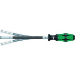 Bithandhalter 393 S 1/4 Zoll m.Magnet Klingen-| Länge 173,5 mm | Kl.flex.3K-Griff WERA