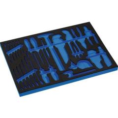 Werkzeugmodul Leereinlage 3/3-Modul 2000 871 255 44-tlg.TECWERK