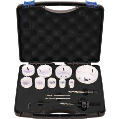 Lochsägensatz 13-tlg.19-68mm Schnitt-T.38mm Bi-Metall TECWERK