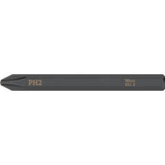 Bit 851 S PH 2x70 mm | 1/4 Zoll PH 2x70 mm | Länge 70 mm | WERA | 5 Stück