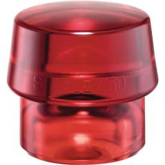 Schonhammerkopf SIMPLEX Kopf-Ø 30mm Plastik rot hart HALDER