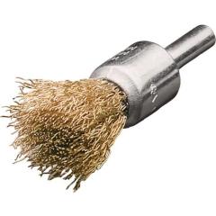 Rundbürste D.17mm Drahtstärke 0,20mm MS gewellt 20000min-¹ 10 LESSMANN