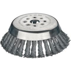 Kegelbürste D.155mm Drahtstärke 0,5mm STA 12mm Bohr.25,4mm 10000min-¹ LESSMANN