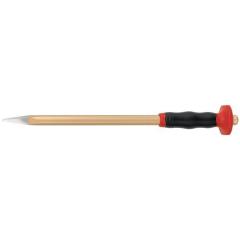 Elektrikerspitzmeißel Gesamt-L.250mm Schaft-Q.10 mmmit 2K-Handschutz RENNSTEIG