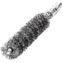 Rohrbürste L.115mm D.14mm VA-Stahldraht gewellt Besatz-L.80mm LESSMANN