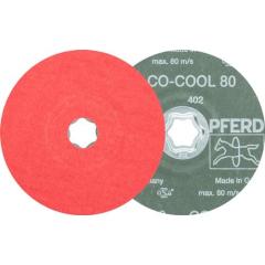 Fiberscheibe COMBICLICK CO-COOL D.125mm K.80 INOX/Alu.Keramikkorn PFERD | 25 Stück