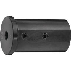 Reduzierbuchse Form 1 Bohrungs-D.6mm AD 25mm Einspann-L.46mm TECWERK