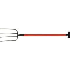 Dunggabel Zinken-L.320mm 4 Zinken Fiberglas T-Stiel 3001 G.1630g POLET