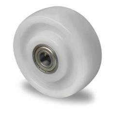 Ersatzrad D.100mm Trgf.500kg PA weiß Achs-D.10mm Nabenl.45/47mm PROMAT