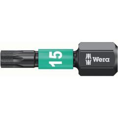 Bit IMPAKTOR DC T15 | Länge 25 mm | 1/4 Zoll C6,3 Impaktor,DC Box m.10 Bits WERA