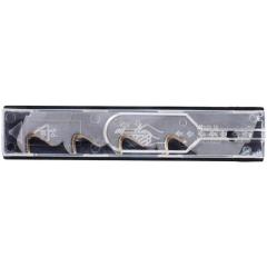 Abbrechhakenklinge L104,5xB17,7xS0,5mm TiN 3 Sollbruchstellen 10 St./Spender