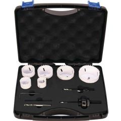 Lochsägensatz 16-tlg.16-76mm Schnitt-T.38mm Bi-Metall TECWERK