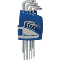 Winkelschraubendrehersatz 9-tlg.T9-T45 Ku.-Halter TECWERK