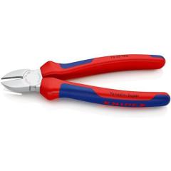 Seitenschneider L.180mm Kopf verchr.Comfort-Griff KNIPEX