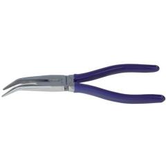 Flachrundzange L.200mm pol.40Grad gew.Ku.-Überzug TECWERK