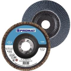 Fächerscheibe Action D.125mm K.60 kon.INOX ZK TECWERK | 10 Stück