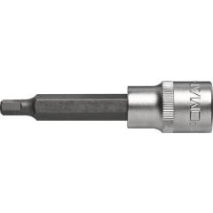 Steckschlüsseleinsatz 1/2 Zoll Innen-6-kant SW 6mm L.90mm TECWERK