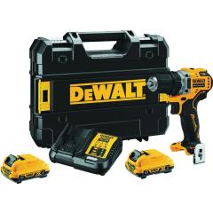 Akku-Bohrschrauber DCD701D2 12V 2Ah 1,5-10mm DEWALT